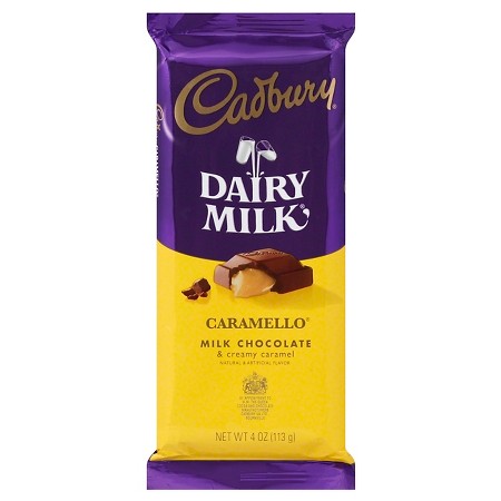 Cadbury Caramello Milk Chocolate - Premium - Giant Bar 4 oz Quantity 1 Bar Sweet Browse at UsaCandyWholesale.Com