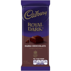 Cadbury Royal Dark Chocolate Giant Bar 3.5 oz Each Bar Quantity 14 Bars Per Case Sweet Browse at UsaCandyWholesale.Com