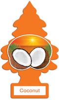 Car Air Freshener Little Trees Coconut Scented Individually Wrapped Quantity 24 Pieces Per Bag Happy Browse at UsaCandyWholesale.Com