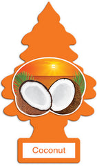 Car Air Freshener Little Trees Coconut Scented Individually Wrapped Quantity 24 Pieces Per Bag Happy Browse at UsaCandyWholesale.Com
