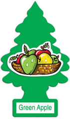 Car Air Freshener Little Trees Green Apple Scented Individually Wrapped Quantity 24 Pieces Per Bag Happy Browse at UsaCandyWholesale.Com