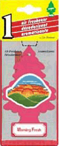 Car Air Freshener Little Trees Morning Fresh Scented Individually Wrapped Quantity 24 Pieces Per Bag Happy Browse at UsaCandyWholesale.Com