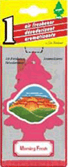 Car Air Freshener Little Trees Morning Fresh Scented Individually Wrapped Quantity 24 Pieces Per Bag Happy Browse at UsaCandyWholesale.Com