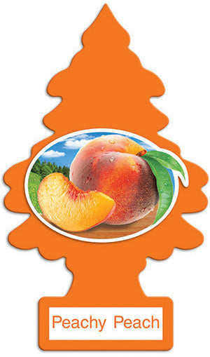 Car Air Freshener Little Trees Peachy Peach Scented Individually Wrapped Quantity 24 Pieces Per Bag Happy Browse at UsaCandyWholesale.Com