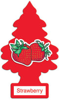 Car Air Freshener Little Trees Strawberry Scented Individually Wrapped Quantity 24 Pieces Per Bag Happy Browse at UsaCandyWholesale.Com
