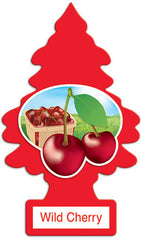 Car Air Freshener Little Trees Wild Cherry Scented Individually Wrapped Quantity 24 Pieces Per Bag Happy Browse at UsaCandyWholesale.Com