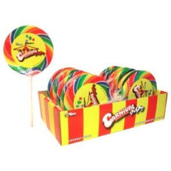 Carnival Jumbo Pops - 5 oz Each Pop Quantity 12 Jumbo Pops Per Box Sweet Browse at UsaCandyWholesale.Com
