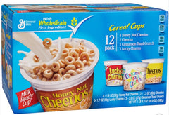 Cereal Cups By General Mills Variety Packs Quantity 12 Cups Per Box Sweet Browse at UsaCandyWholesale.Com