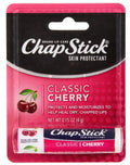 ChapStick Classic Cherry Lip Balm 0.15 oz Blister Pack Quantity 12 Pieces Per Box Happy Browse at UsaCandyWholesale.Com