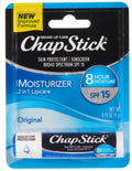 ChapStick Moisturizer Original SPF 15 Lip Balm 0.15 oz Blister Pack Quantity 12 Pieces Per Box Happy Browse at UsaCandyWholesale.Com
