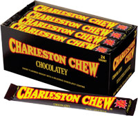 Charleston Chew Chocolate Chewy Flavored Nougat with a Delicious Chocolatey Coating 1.8 oz Each Bar Quantity 24 Bars / Box Sweet Browse at UsaCandyWholesale.Com