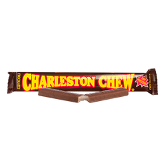 Charleston Chew Chocolate Chewy Flavored Nougat with a Delicious Chocolatey Coating 1.8 oz Each Bar Quantity 24 Bars / Box Sweet Browse at UsaCandyWholesale.Com