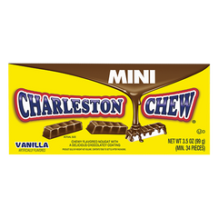 Charleston Chew Vanilla Mini Theater Movie Box 3.5 oz Each Box Quantity 12 Box Per Case Sweet Browse at UsaCandyWholesale.Com