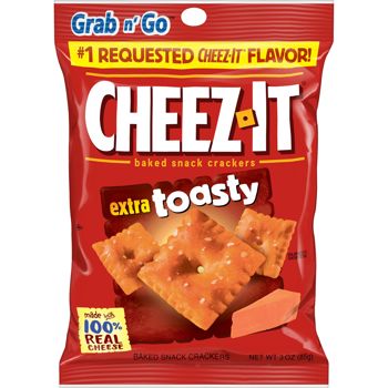 Cheez-it Extra Toasty 3 oz (6 Packs Per Box)