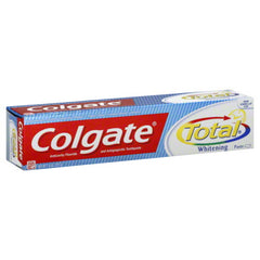 Colgate Toothpaste Total Whitening Paste 6 oz Quantity 1 Piece Happy Browse at UsaCandyWholesale.Com