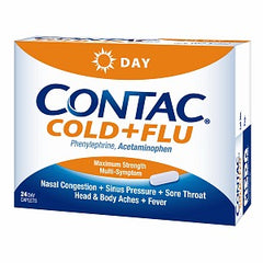 Contact Cold + Flu Pain Relief Tablets 8 Tablets Per Pack Quantity 8 Tablets Per Pack Happy Browse at UsaCandyWholesale.Com