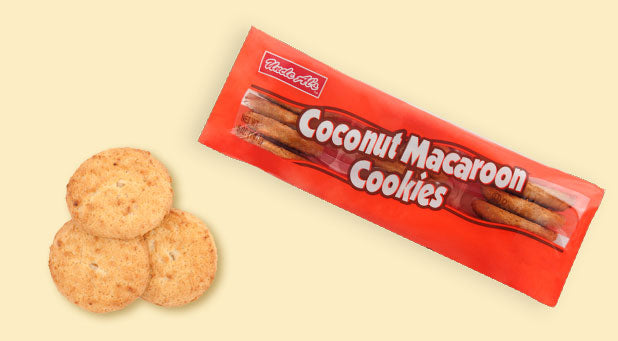 Cookies Coconut Macaroon Flavor 5 oz Each Pack By Uncle Al's Quantity 12 Packs Per Case Sweet Browse at UsaCandyWholesale.Com