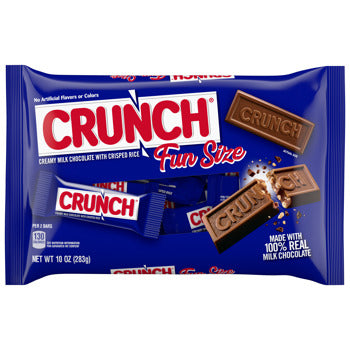 Crunch Fun Size Quantity 10 oz Per Bag Sweet Browse at UsaCandyWholesale.Com