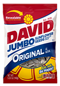 David Sunflower Seeds Original 5 oz Each Pack Quantity 12 Packs Per BoxSweet Browse at UsaCandyWholesale.Com