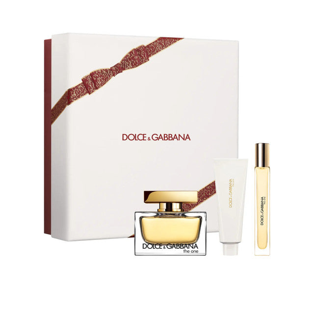 Dolce & Gabbana The One 3 Pieces Gift Set EAU DE Parfum Spray For Women Comes With EAU DE Parfum 2.5 oz EAU DE Parfum 0.33 Spray Body Lotion 1.7 oz Quantity 1 Display Happy Browse at UsaCandyWholesale.Com