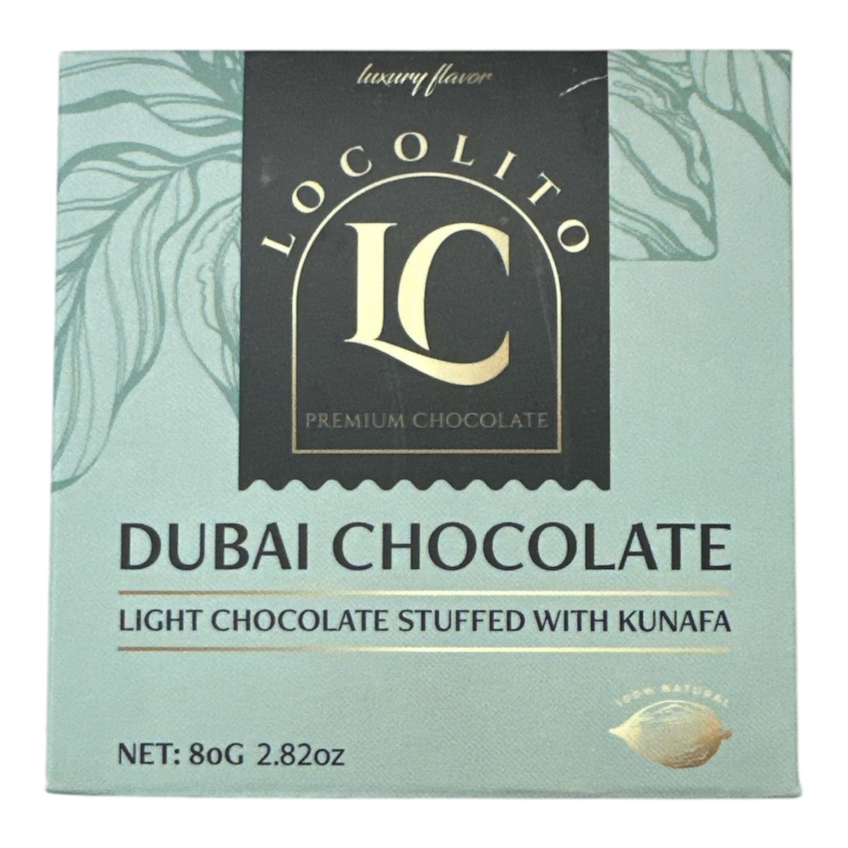Dubai Chocolate Stuffed with Kunafa 80g (1 Bar) at UsaCandyWholesale.Com