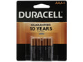 Duracell AAA Big Card House Hold Batteries Each Pack Bring 4 Pieces Quantity 4 Pieces Per Pack Happy Browse at UsaCandyWholesale.Com