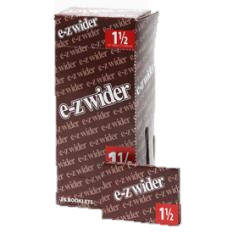 EZ Wider 1 1/2 Tobacco Cigarettes Rolling Paper Quantity 24 Packs Per Box Happy Browse at UsaCandyWholesale.Com