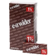 EZ Wider 1 1/4 Tobacco Cigarettes Rolling Paper Quantity 24 Packs Per Box Happy Browse at UsaCandyWholesale.Com