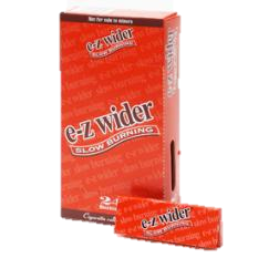 EZ Wider Slow Burning Tobacco Cigarettes Rolling Paper Quantity 24 Packs Per Box Happy Browse at UsaCandyWholesale.Com