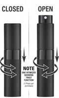 Empty Twist Atomizer Black 8ml (1 Piece)  at UsaCandyWholesale.Com