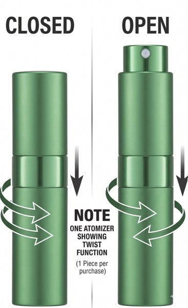 Empty Twist Atomizer Green Color 8ml (1 Piece)