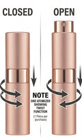 Empty Twist Atomizer Rose Gold 8ml (1 Piece) at UsaCandyWholesale.Com