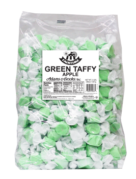 Fairtime Green Taffy Apple Flavor 3 Pounds Per Bag Individually Wrapped Quantity 3 Pounds Individually Wrapped Per Bag Sweet Browse at UsaCandyWholesale.Com