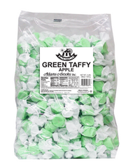 Fairtime Green Taffy Apple Flavor 3 Pounds Per Bag Individually Wrapped Quantity 3 Pounds Individually Wrapped Per Bag Sweet Browse at UsaCandyWholesale.Com