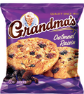 Frito Grandma's Cookies Oatmeal Raisin 2.5 oz Each Pack Quantity 6 Packs Sweet Browse at UsaCandyWholesale.Com