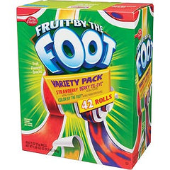 Fruit by the Foot Fruit Snacks 0.75 oz Each Piece Bulk Wrapped Candy Quantity 48 Pieces Per Box Sweet Browse at UsaCandyWholesale.Com