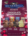 Ghirardell Chocolate Heart Assorted Milk Chocolate. Caramel Sea Salt, Caramel & Creme Brulee Wrapped Qty 15.2 oz Per Bag Sweet Browse at UsaCandyWholesale.Com