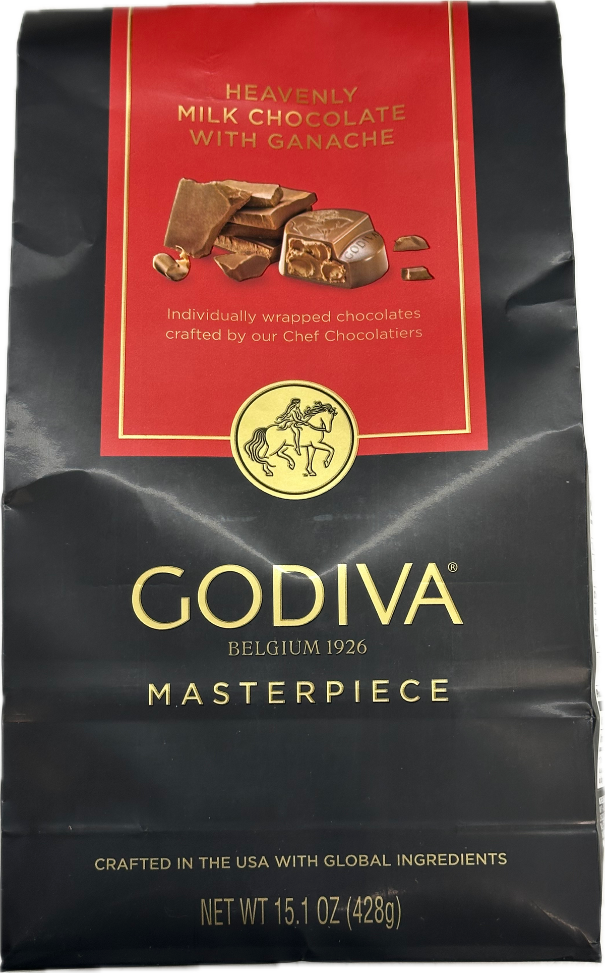 Godiva Master Piece Heavenly Milk Chocolate With Ganache Individual Wrapped Quantity 15.1 oz Per Bag Sweet Browse at UsaCandyWholesale.Com