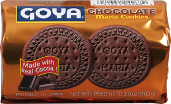 Goya Maria Chocolate Cookies 3.5 oz (8 Packs Per Box)