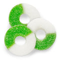 Gummy Ring Apple Flavor Chewy and Gummy Bulk Candy Individual Unwrapped Candy By Albanese Quantity 4.5 Pounds Per Bag Sweet Browse at UsaCandyWholesale.Com