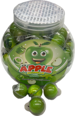 Gushmello Apple Gummy Candy  (55 Pieces-Jar) at UsaCandyWholesale.Com