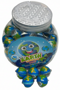 Gushmello Earth Planet Gummy Candy 19.4 oz (55 Pieces Per Jar) at UsaCandyWholesale.Com