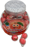 Gushmello White Peach Gummy Candy (55 Pieces) at UsaCandyWholesale.Com