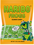 Haribo Frogs Gummy Candy 5 oz Each Bag Quantity 12 Bags Per Case Sweet Browse at UsaCandyWholesale.Com