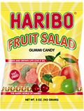 Haribo Fruit Salad Gummy Candy 5 oz Each Bag Quantity 12 Bags Per Case Sweet Browse at UsaCandyWholesale.Com