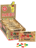 Haribo Gold Bears Gummy Candy 2 oz Each Pack Quantity 24 Packs Per Box Sweet Browse at UsaCandyWholesale.Com