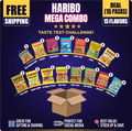 Haribo Mega Combo Deal 15 Flavors (15 Packs) at UsaCandyWholesale.Com