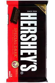 Hershey's Dark Chocolate Each Giant Bar 7.56 oz Quantity 1 Giant Bar Sweet Browse at UsaCandyWholesale.Com