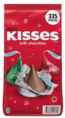 Hershey's Kisses Christmas Bulk Individually Wrapped Quantity 335 Pieces Per Bag Sweet Browse at UsaCandyWholesale.Com