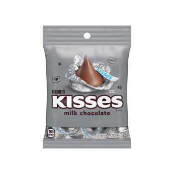 Hershey's Kisses Milk Chocolate Peg Bag 4.84 oz Each Bag Quantity 3 Bags Sweet Browse at UsaCandyWholesale.Com